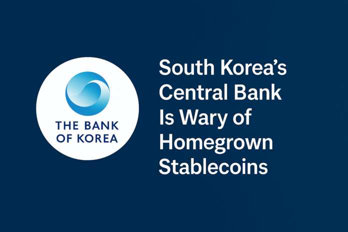 South Korea’s Central Bank Is Wary